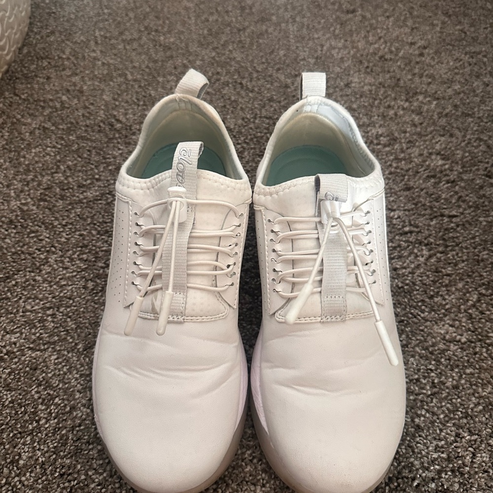 Elegant White Women's Sneakers